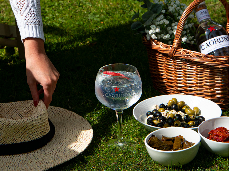 Picnic with Classic Bottle Copa Glass and Perfect Serve